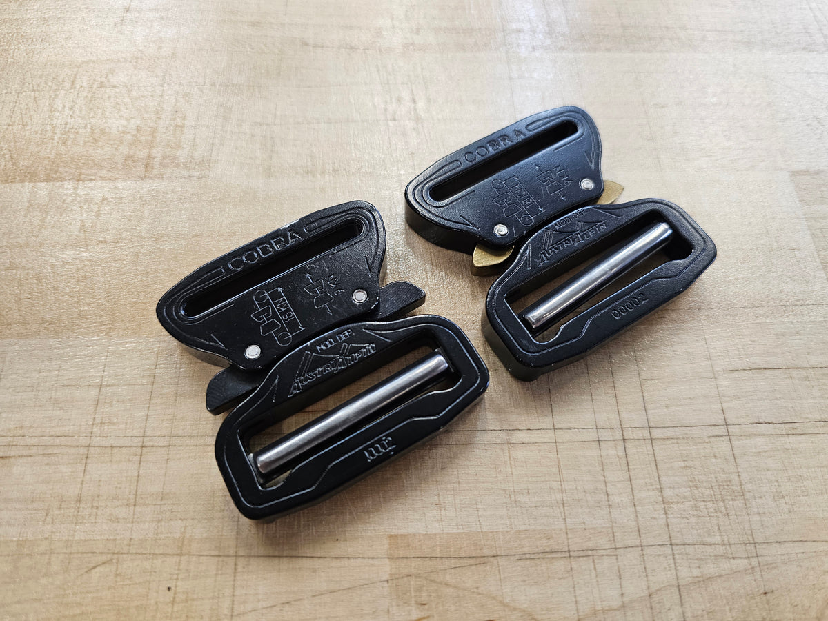 AustriAlpin Cobra Buckle 1.75" Inch / 45mm In Grey Anodized - A&A Tactical - Foto 13