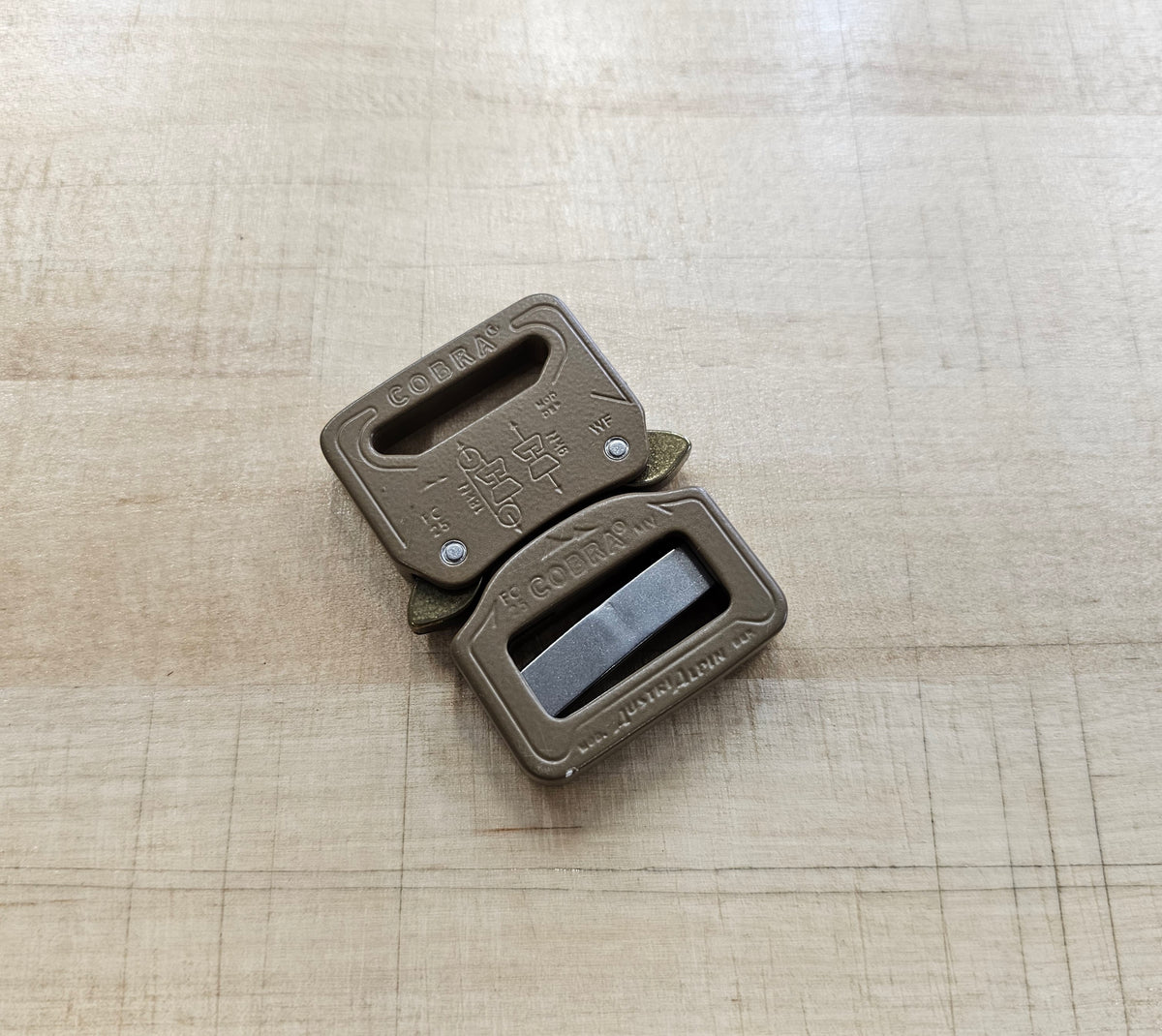 AustriAlpin COBRA 25mm / 1" Cobra Buckle Coyote Brown Non-adjustable - Foto 6