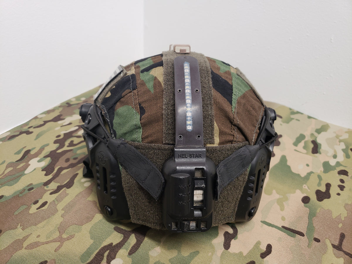A&A Tactical, LLC MTEK Flux Carbon/Ballistic Hybrid Helmet Cover