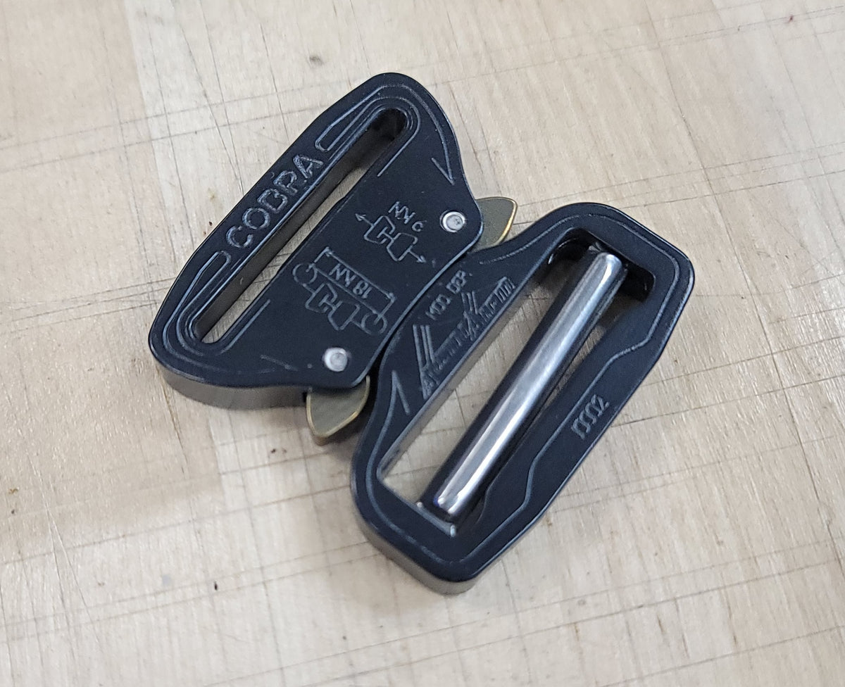 AustriAlpin Cobra® Pro Style 9kN Buckle 45mm, Matte Black | Tradesoft