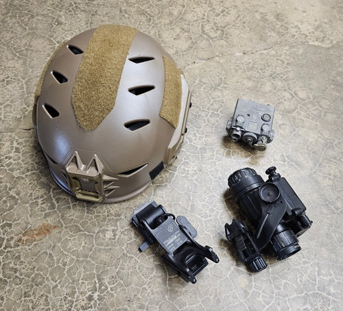 J Strategics Night Vision Class Rental Package (PVS-14, IR Laser, & Helmet)
