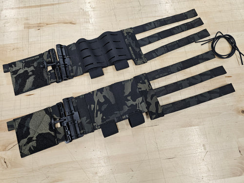 OVERSTOCK/SHIPS ASAP- A&A Tactical, LLC SEACU-Cummerbund V1-B for JPC/AVS/119 in Multicam Black w/ FS Tubes