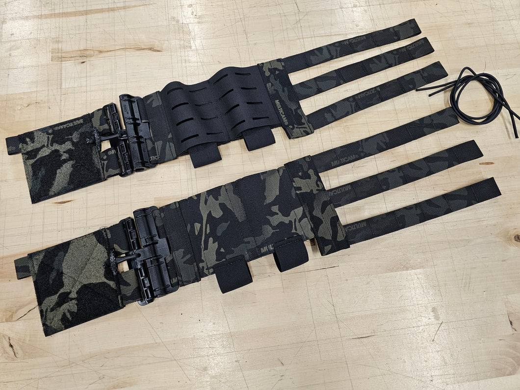 OVERSTOCK/SHIPS ASAP- A&A Tactical, LLC SEACU-Cummerbund V1-B for JPC/AVS/119 in Multicam Black w/ FS Tubes