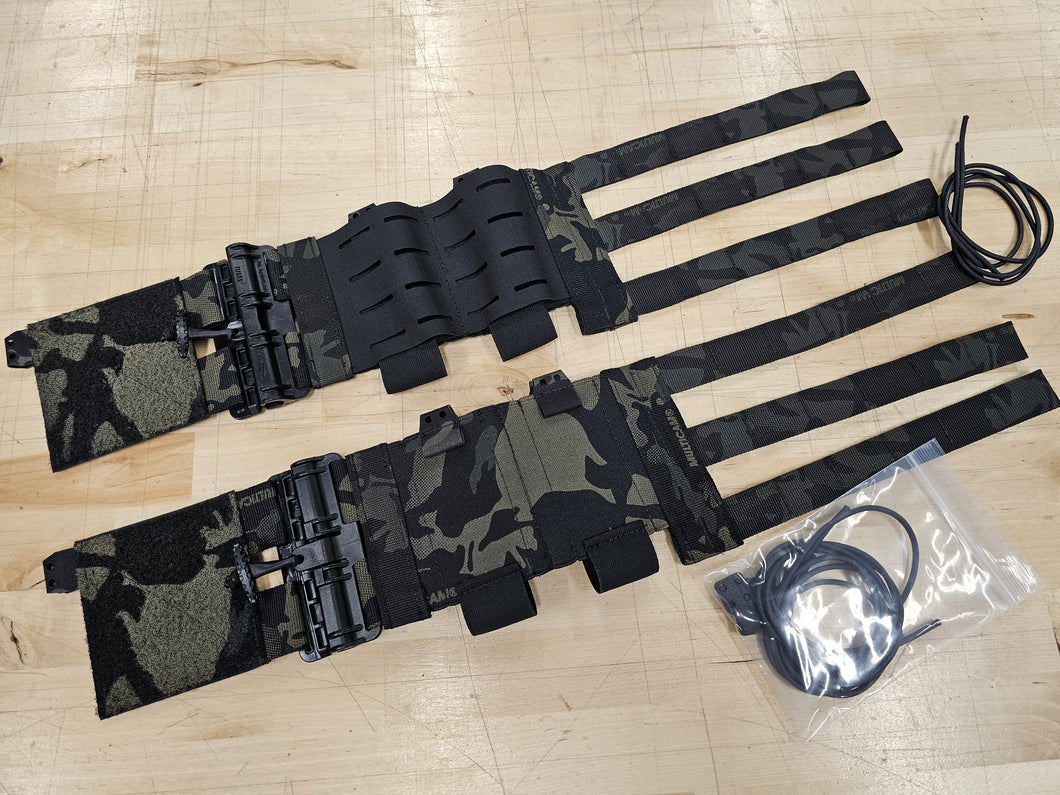 OVERSTOCK/SHIPS ASAP- A&A Tactical, LLC SEACU-Cummerbund V2-B for JPC/AVS/119 in Multicam Black w/ FS Tubes