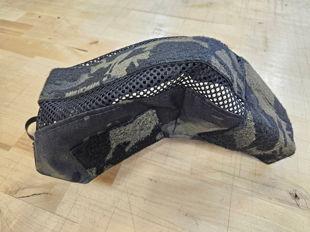 OVERSTOCK/SHIPS ASAP- A&A Tactical, LLC Helmet Cover for Ops-Core FAST Ballistic Sz M/L (NEW Size L) in Multicam Black w/ Black Mesh