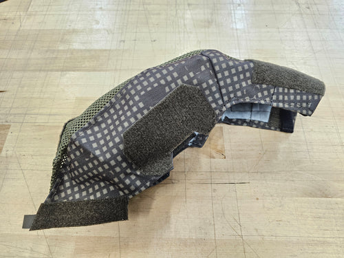 OVERSTOCK/SHIPS ASAP- A&A Tactical, LLC Helmet Cover for Team Wendy Exfil Ballistic 3.0 Rails Size 1 in DNC (Desert Night Camo) V2