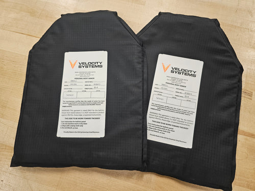 Velocity Systems Sz Small VS-33A Level IIIA (3A) Soft Armor SAPI Cut Panels