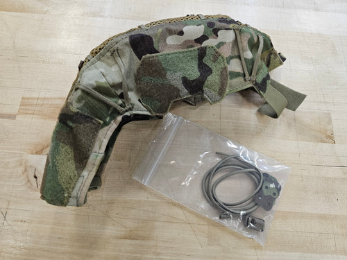 OVERSTOCK/SHIPS ASAP- A&A Tactical, LLC Helmet Cover V2E for Team Wendy LTP 3.0 in Multicam w/ Coyote Brown Mesh