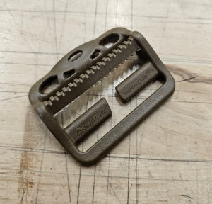 Duraflex 2" inch Curved Ladder Lock Split Bar Slider Adjuster in Coyote Brown
