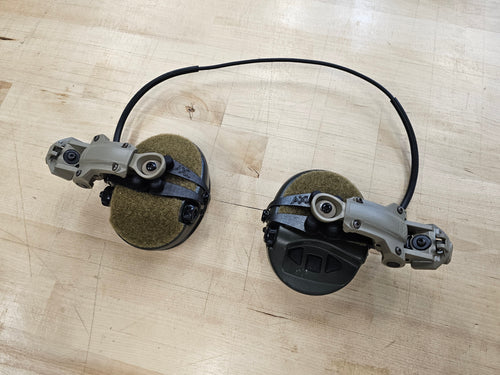 MSA Sordin Supreme Pro X Headset w/ Ops-Core AMP Arms and AXL Adapters