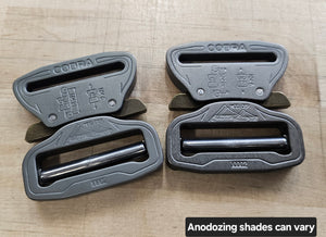 AustriAlpin Cobra Buckle 1.75" inch / 45mm in Grey Anodized