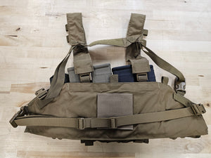 Mayflower/Velocity Systems Quad 5.56 Chest Rig in Coyote Brown w/ BFG Pouches