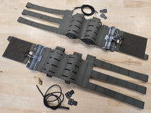 A&A Tactical, LLC SEACU-Cummerbund V2-B-EM (Side Plate Pouch Compatible & External MOLLE) for Crye Precision© JPC, AVS, Spiritus© LV-119, Velocity Systems Scarab™, and Shaw Concepts© ARC w/ FIRSTSPEAR TUBES© Buckle
