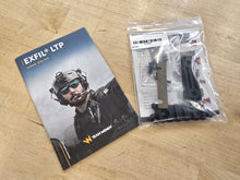 Team Wendy EXFIL LTP Sz 1 (M/L) Bump Helmet in Coyote Brown w/ A&A V2 Tiger Stripe Helmet Cover