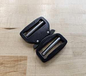 AustriAlpin Cobra Buckle Dual Adjust w/ Stretch 1.75" inch / 45mm in Black