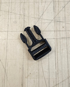 ITW GTSR 1" Side Release Ladderloc Latch (Male) Buckle in Black