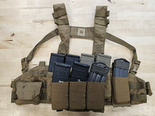 Mayflower/Velocity Systems Quad 5.56 Chest Rig in Coyote Brown w/ BFG Pouches