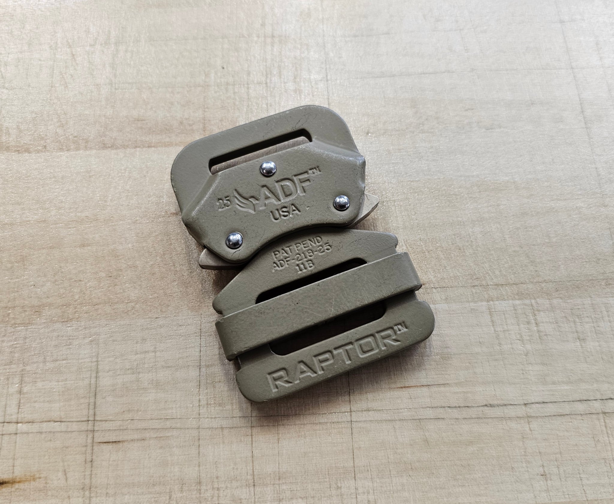 Gold Buckle Raptors ADF Raptor Buckle 1