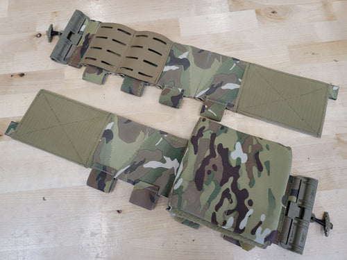 A&A Tactical, LLC SEACU-Cummerbund V1-B (Side Plate Pouch Compatible) for Ferro Concepts© Slickster, FCPC, Shaw Concepts© ARC, & Similar Carriers w/ FIRSTSPEAR TUBES© Buckle