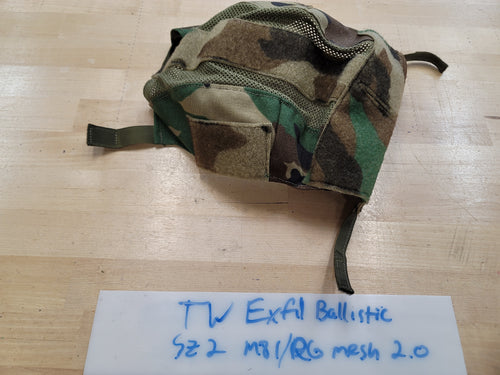 OVERSTOCK/SHIPS ASAP- A&A Tactical, LLC Helmet Cover for Team Wendy Exfil Ballistic 2.0 Rails Size 2 in M81 w/ Ranger Green Mesh