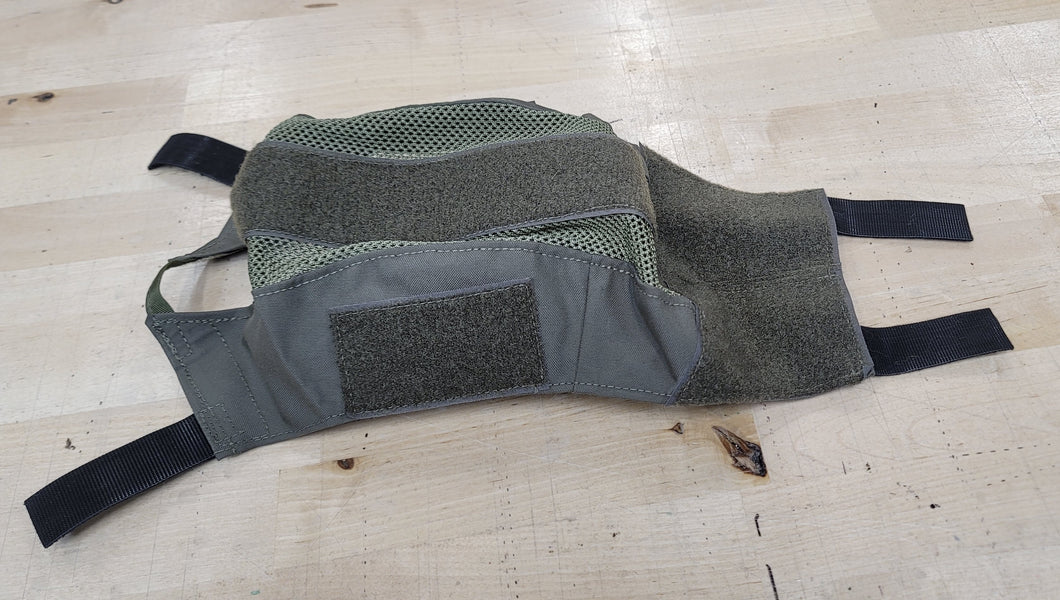 OVERSTOCK/SHIPS ASAP- A&A Tactical, LLC Helmet Cover for MTEK Flux in Ranger Green w/ Ranger Green Mesh