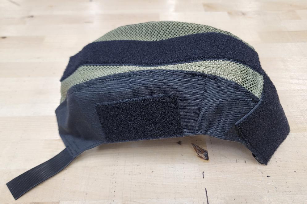 OVERSTOCK/SHIPS ASAP- A&A Tactical, LLC Helmet Cover for Team Wendy LTP 2.0 Rails in Black w/ Ranger Green Mesh