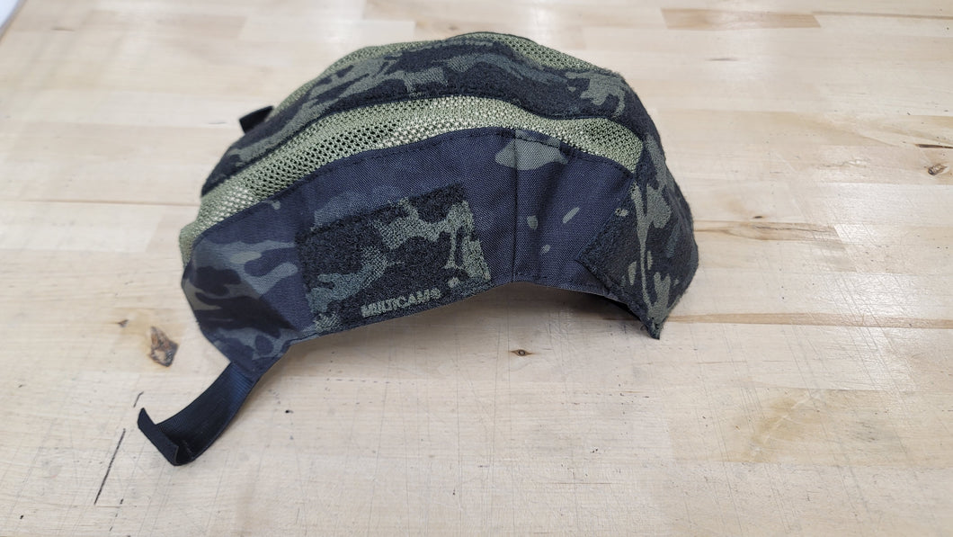 OVERSTOCK/SHIPS ASAP- A&A Tactical, LLC Helmet Cover for Ops-Core FAST Ballistic HC/XP/LE/etc. Sz M/L (NEW Size L) in Multicam Black w/ Ranger Green Mesh
