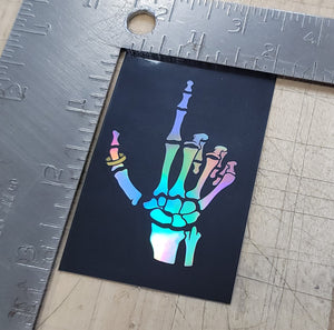 Deadman’s Will Holographic Sticker