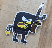 Black/White KalashBob Sticker