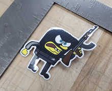 Black/White KalashBob Sticker