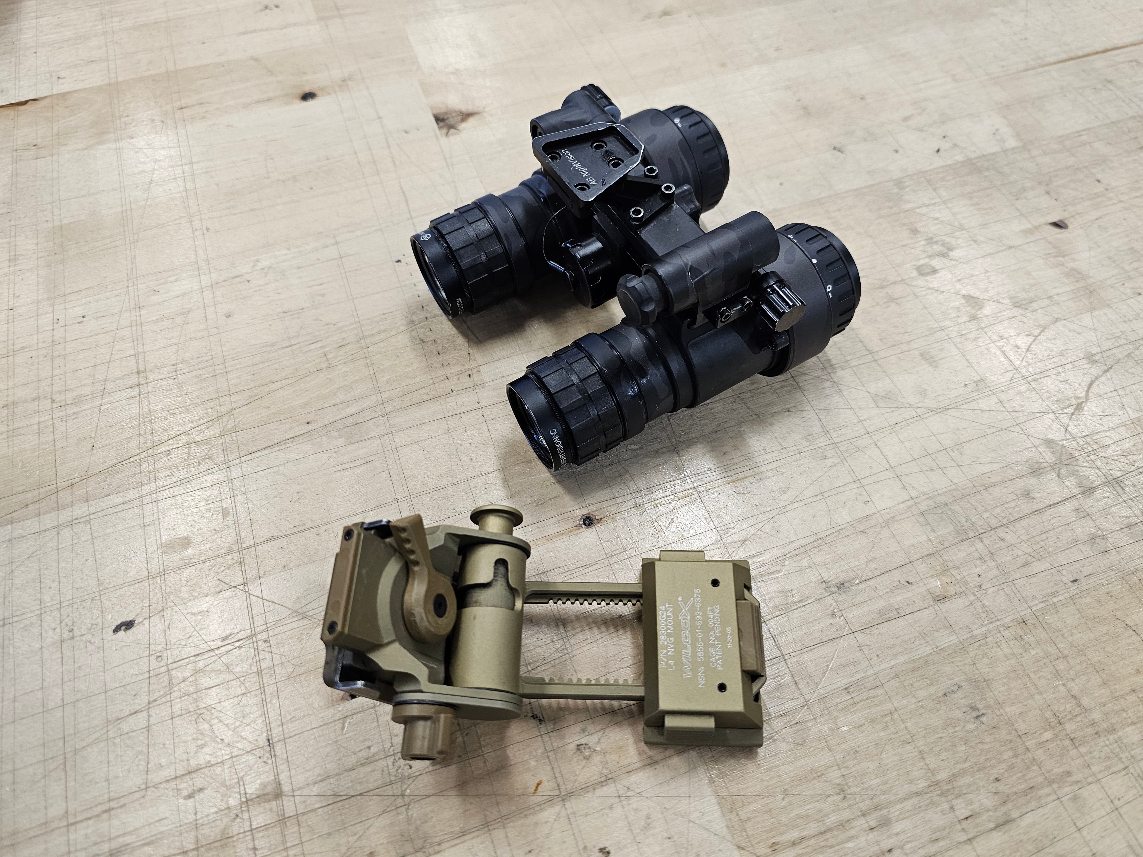 ark night vision goggles AB Night Vision RNVG Ruggedized Night Vision Goggle / Bino Three Night – A&A Tactical