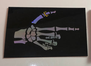 Deadman’s Will Holographic Sticker