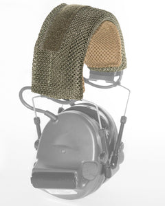 A&A Tactical, LLC Dynamic Ear Pro Headset Cover (DEPHC) V2 (Mesh Material) for Peltor, MSA, TCI headsets